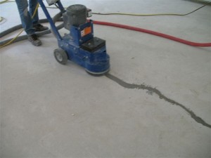 Grinding Concrete Crack Fill